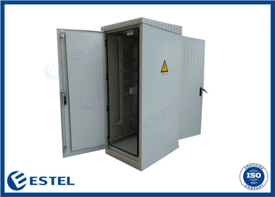 1500W Air Conditioner 700 1000 1700mm Welded Outdoor Telecom Enclosure With Two Doors