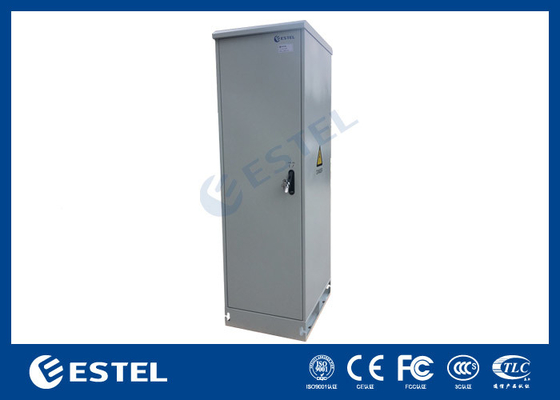 2.5mm Aluminum Outdoor Telecom Cabinet 43U Equipment Enclosures With LED