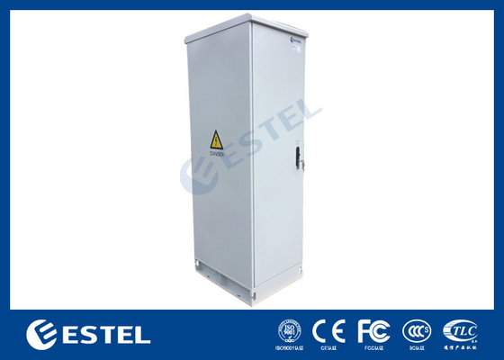 2.5mm Aluminum Outdoor Telecom Cabinet 43U Equipment Enclosures With LED