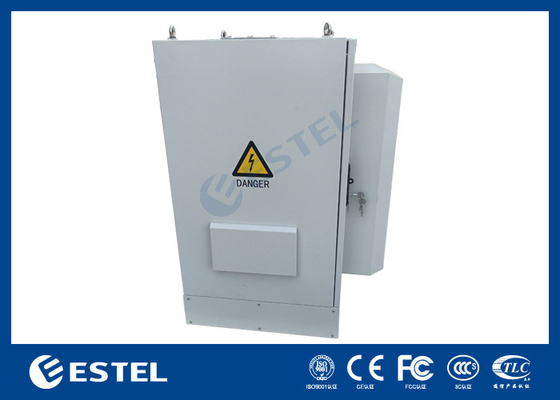 SGCC Double Walls Outdoor Telecom Cabinet With 48VDC Air Conditioner and Fan