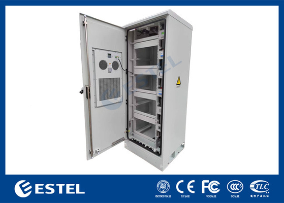 Outdoor Floor Mounted Cabinet 19 Inch Rack 40U User Space With PDU