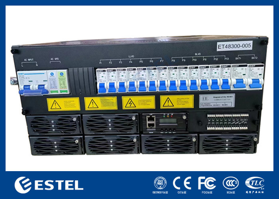 18kW Capacity Rectifier Power System With Power Distribution And Battery Monitor Function