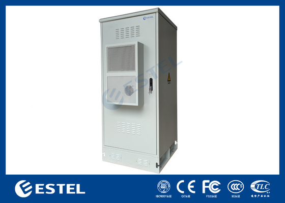IP55 30U Intergrated Outdoor Power Cabinet With Rectifier System Sensors Stainless Steel Enclosure