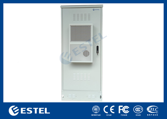 IP55 30U Intergrated Outdoor Power Cabinet With Rectifier System Sensors Stainless Steel Enclosure