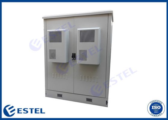 Steel 2pcs Compartments FCC Outdoor Telecom Enclosure