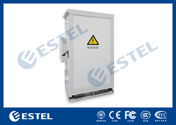 IP55 900mm Wide Outdoor Battery Cabinet With 4 Battery Trays