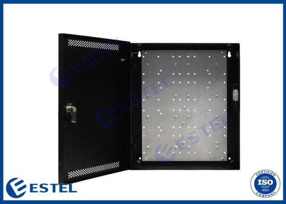Black ISO9001 IP55 Outdoor Wall Mounted Cabinet