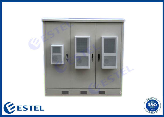 3 Front Door IP55 Three Compartment Telecommunication Enclosure