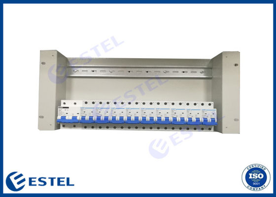 DIN Rail 5U Telecom Rectifier With 10 Way Circuit Breakers