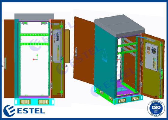 23U ESTEL Weatherproof Telecom Enclosure With Air Conditioner