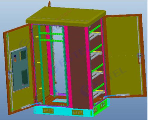 Customized ISO9001 1850mm Height Weatherproof Electronics Box