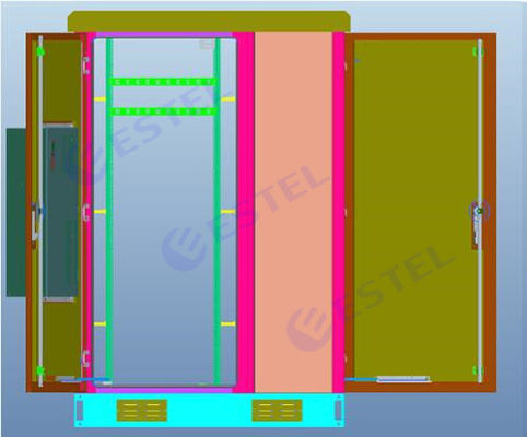 Customized ISO9001 1850mm Height Weatherproof Electronics Box