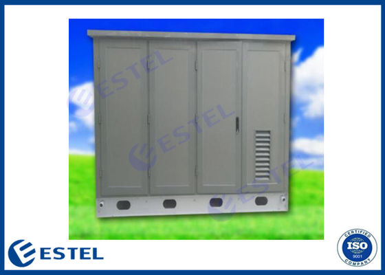 42U 4 Compartment Weatherproof Telecom Enclosure With Fans