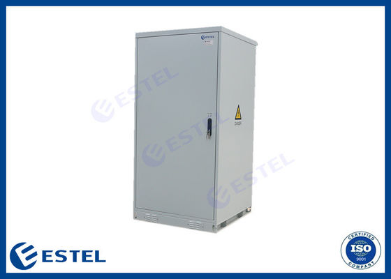 40U IP65 Outdoor Telecom Enclosure With Frequency Conversion Air Conditioner Cooling