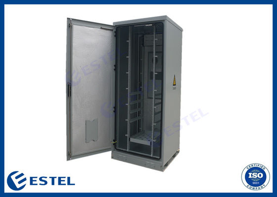 40U IP65 Outdoor Telecom Enclosure With Frequency Conversion Air Conditioner Cooling