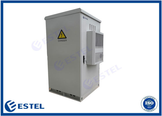 2100mm Galvanized Steel Outdoor Equipment Cabinet Double Door