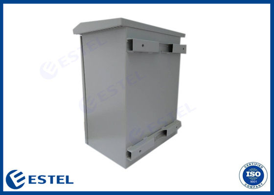 6U 19 Inch 380mm Rustproof Outdoor Telecom Enclosure Wall / Pole Mounted