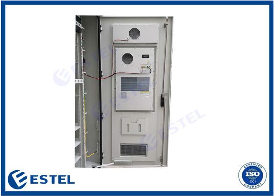 19 Inch 40U Outdoor Waterproof Electrical Cabinet Galvanized Steel 1 Compartment