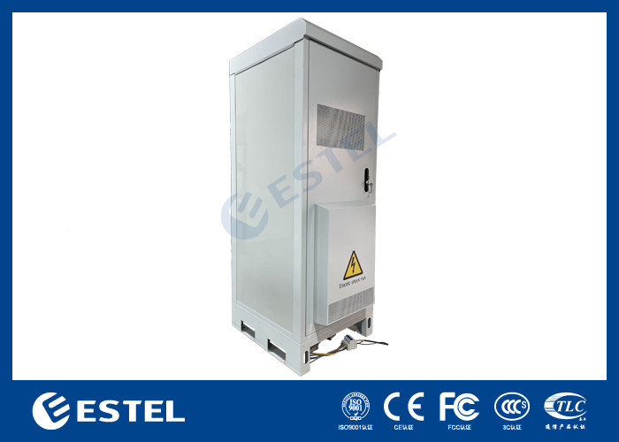 Outdoor Telecom Cabinet With LED Lamp For Base Station Equipment With UPS System