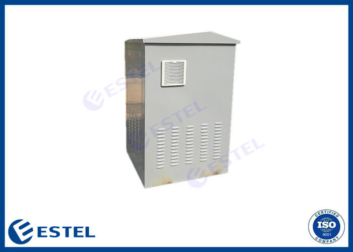 SGCC Anti Corrosion 21U Outdoor Equipment Enclosure With LED Smoke Detector