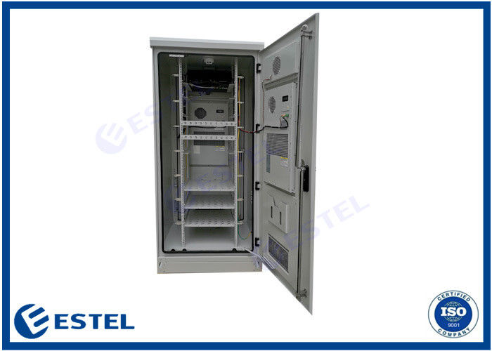 2100mm Galvanized Steel Outdoor Equipment Cabinet Double Door