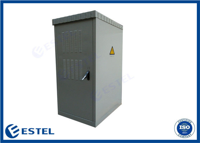 1500W Air Conditioner 700 1000 1700mm Welded Outdoor Telecom Enclosure With Two Doors